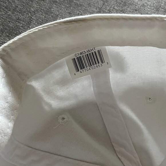 Monopoly Man Long Beach Cap Hat  Adult Adjustable Strapback White OSFA - Picture 6 of 9